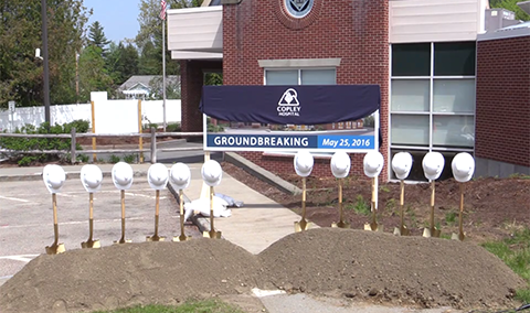 Copley Hospital Surgical Center Groundbreaking, 5/25/16