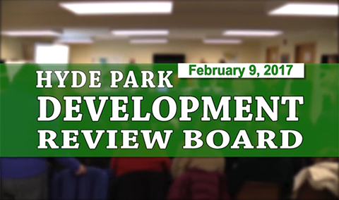 Hyde Park Development Review Board, 2/9/17