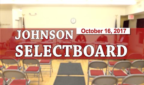Johnson Selectboard, 10/16/17