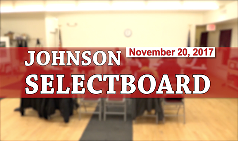 Johnson Selectboard, 11/20/17