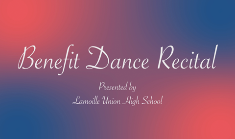 Lamoille Union High School – Benefit Dance Recital, 2017