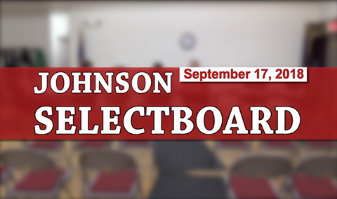 Johnson Selectboard, 9/17/18