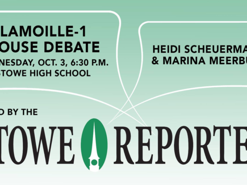 Stowe Reporter, 10/3/18 – Lamoille-1 House Debate