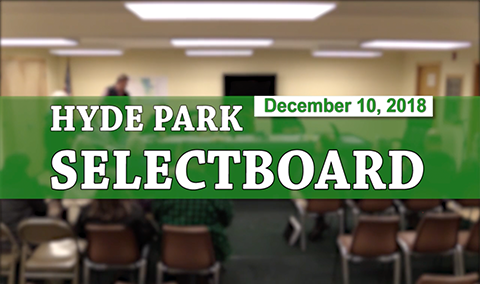 Hyde Park Selectboard, 12/10/18