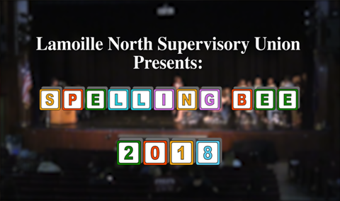 Lamoille North Supervisory Union Spelling Bee, 2018