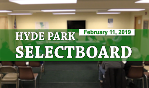 Hyde Park Selectboard, 2/11/19