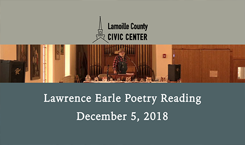 Lawrence Earle Poetry Reading, 12/5/18