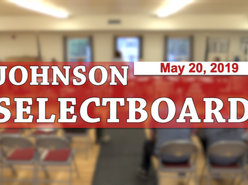 Johnson Selectboard, 5/20/19