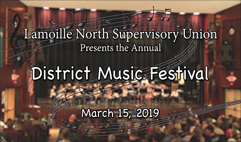 Lamoille North Supervisory Union, Elementary District Music Festival, 2019
