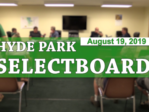 Hyde Park Selectboard, 8/19/19