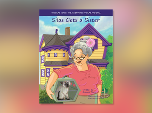 Grannie Snow reads “Silas Gets a Sister”