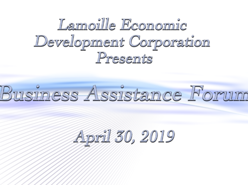 Lamoille Economic Development Corporation, Business Assistance Forum