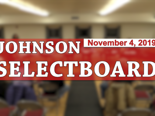 Johnson Selectboard, 11/4/19