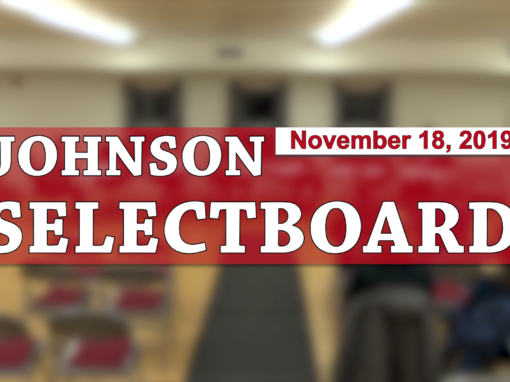 Johnson Selectboard, 11/18/19