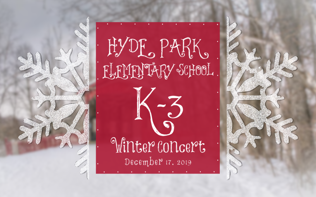Hyde Park Elementary School Winter Concert, 2019