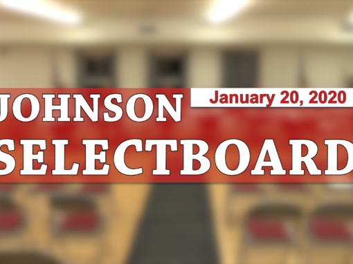 Johnson Selectboard, 1/20/20