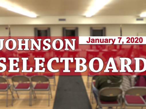 Johnson Selectboard, 1/7/20