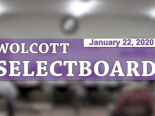 Wolcott Selectboard, 1/22/20