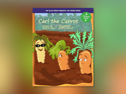 Grannie Snow reads “Carl the Carrot”
