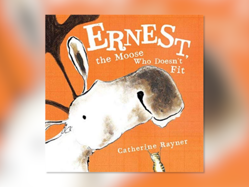 Grannie Snow reads, “Ernest the Moose Who Doesn’t Fit”
