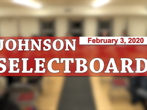 Johnson Selectboard, 2/3/20
