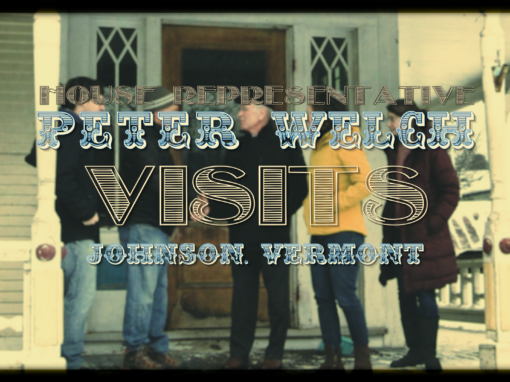 Representative Peter Welch Visits Johnson, VT