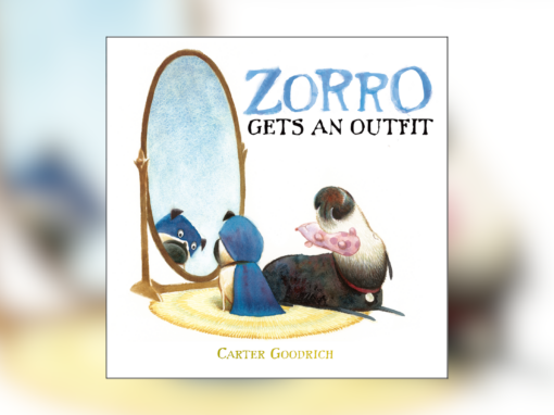 Grannie Snow reads “Zorro Gets an Outfit”