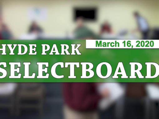 Hyde Park Selectboard, 3/16/20