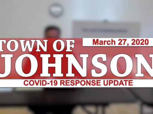 Johnson COVID-19 Response Update #3, 3/27/20