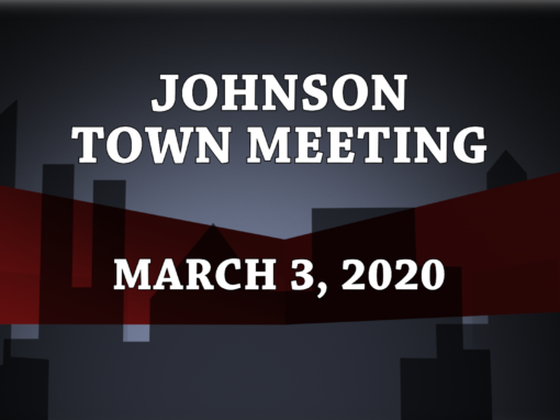 Johnson Town Meeting, 2020