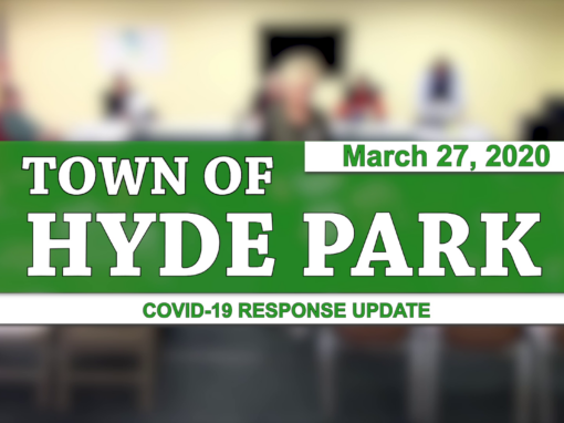 Hyde Park COVID-19 Response Update #1, 3/27/20