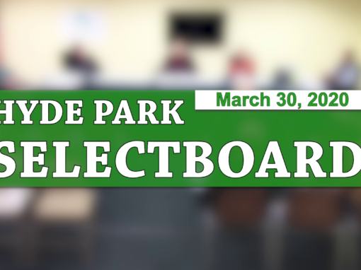Hyde Park Selectboard, 3/30/20