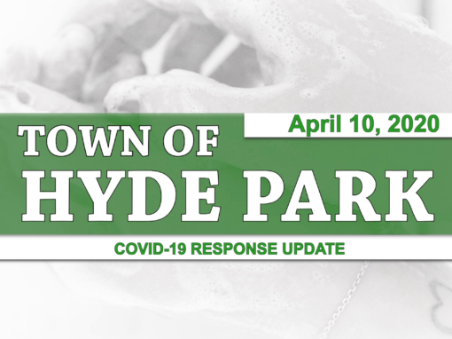 Hyde Park COVID-19 Response Update #3, 4/10/20