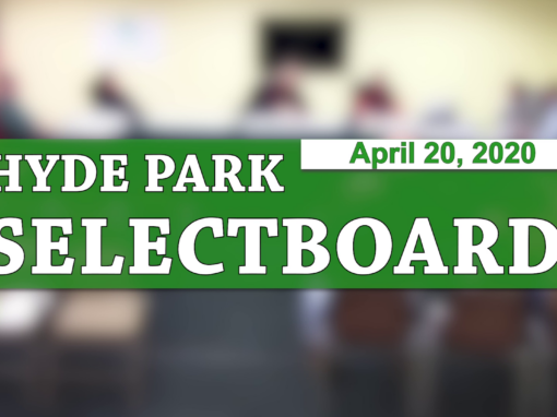 Hyde Park Selectboard, 4/20/20