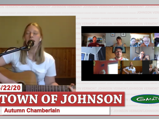 Autumn Chamberlain sings to the Town of Johnson 5/22/20