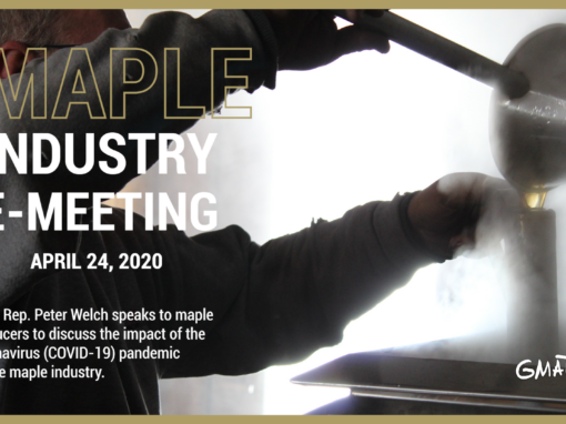 Vermont Maple Industry E-Meeting, 4/24/20