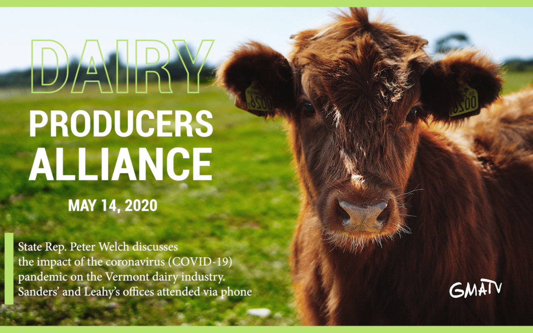 Vermont Dairy Producers Alliance, 5/14/20