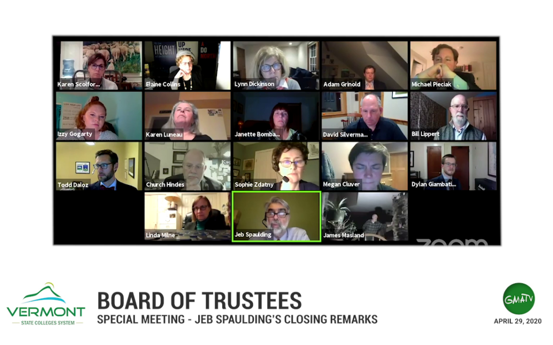 VSCS Board of Trustees Special Meeting, 4/29/20