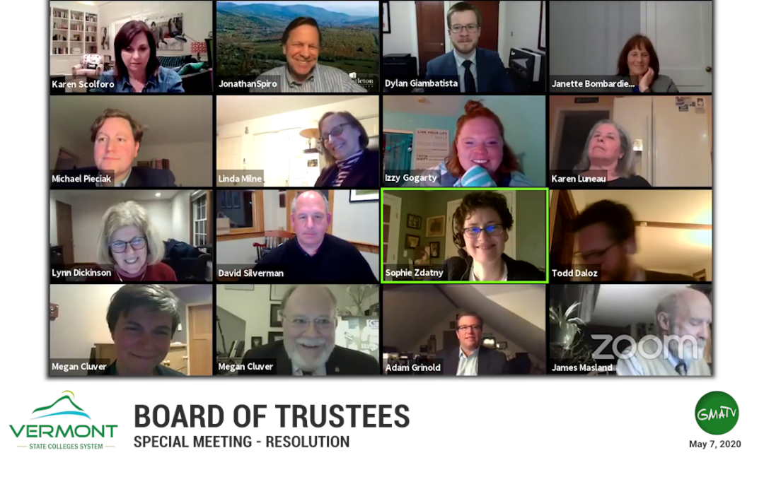 VSCS Board of Trustees Special Meeting, 5/6/20