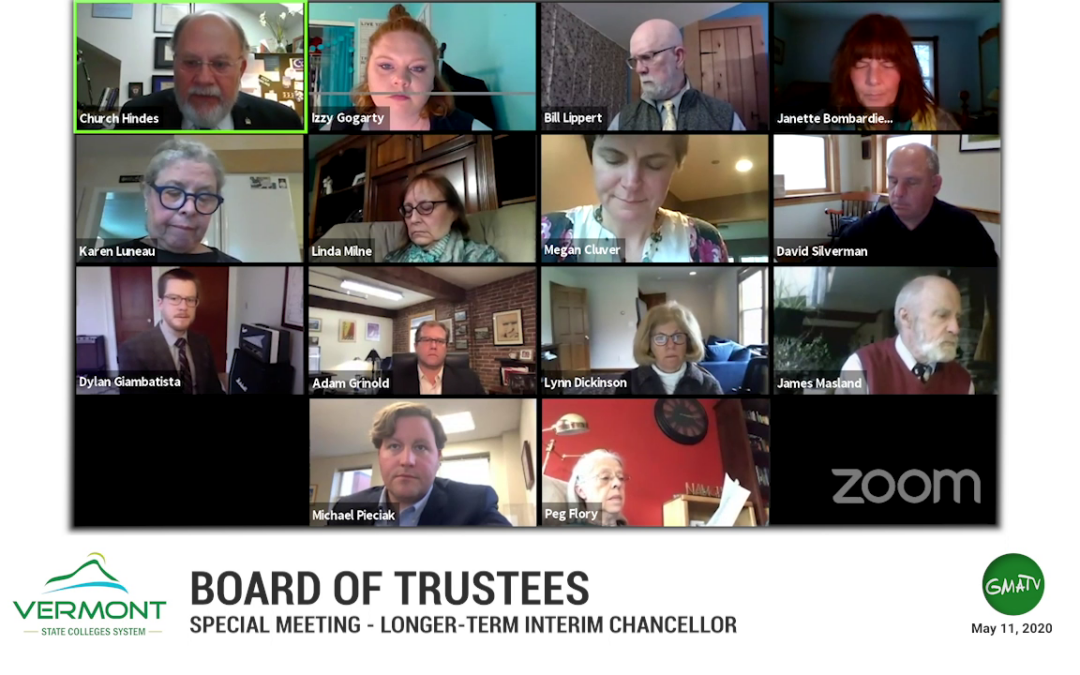 VSCS Board of Trustee Special Meeting, 5/11/20