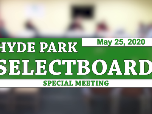 Hyde Park Special Selectboard, 5/25/20
