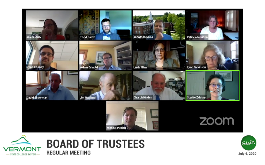 VSCS Board of Trustee Meeting, 7/6/20