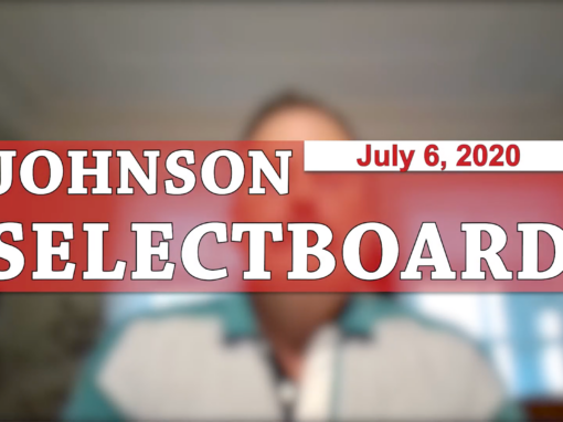 Johnson Selectboard, 7/6/20