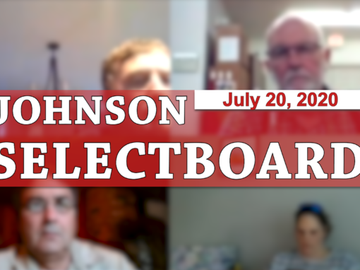 Johnson Selectboard, 7/20/20