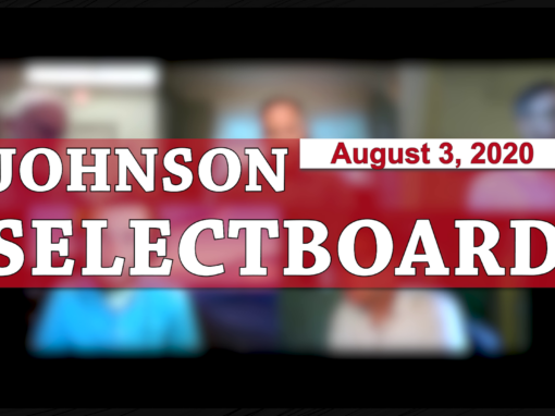 Johnson Selectboard 8/3/20