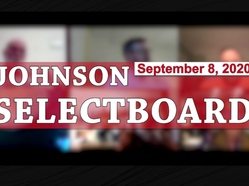 Johnson Selectboard, 9/8/20