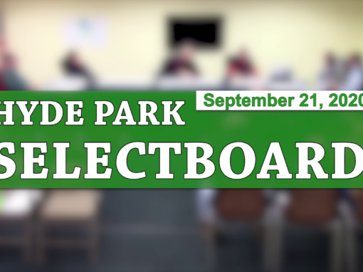 Hyde Park Selectboard, 9/21/20
