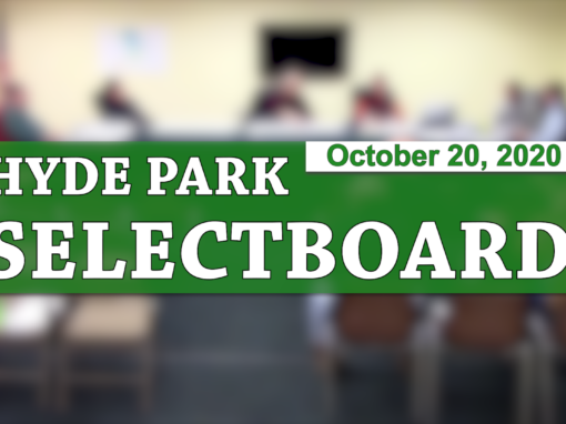 Hyde Park Selectboard, 10/20/20