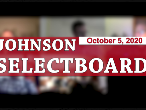 Johnson Selectboard, 10/5/20