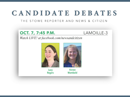 News & Citizen 10/7/20 – Lamoille-3 House Debate